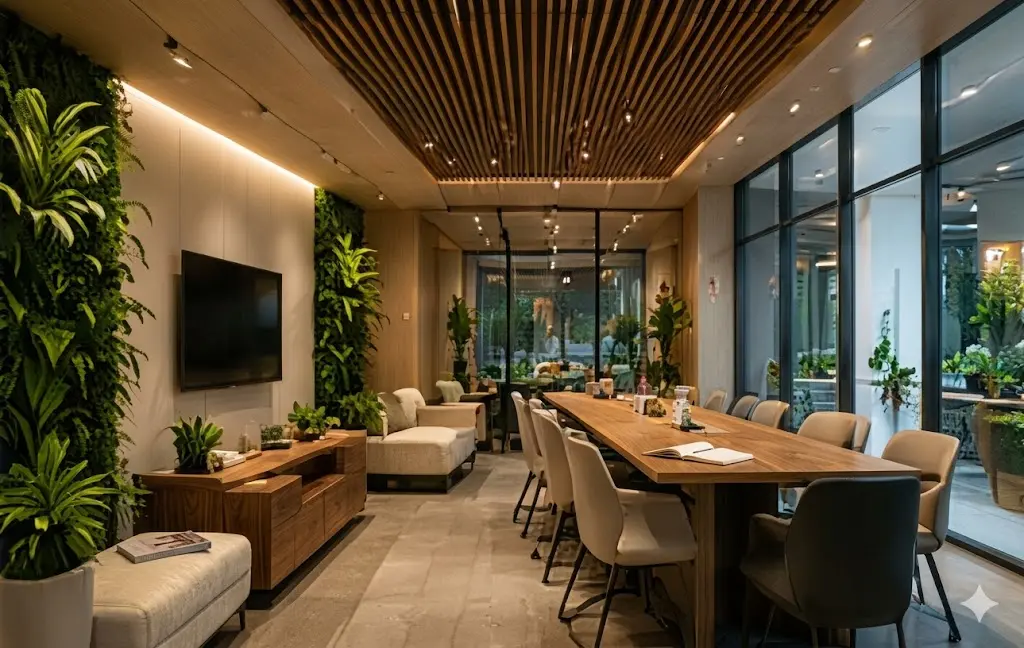 Projeto de recepção corporativa em São Paulo