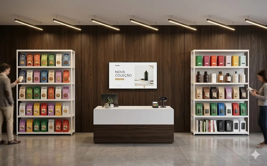 Iluminação comercial para lojas