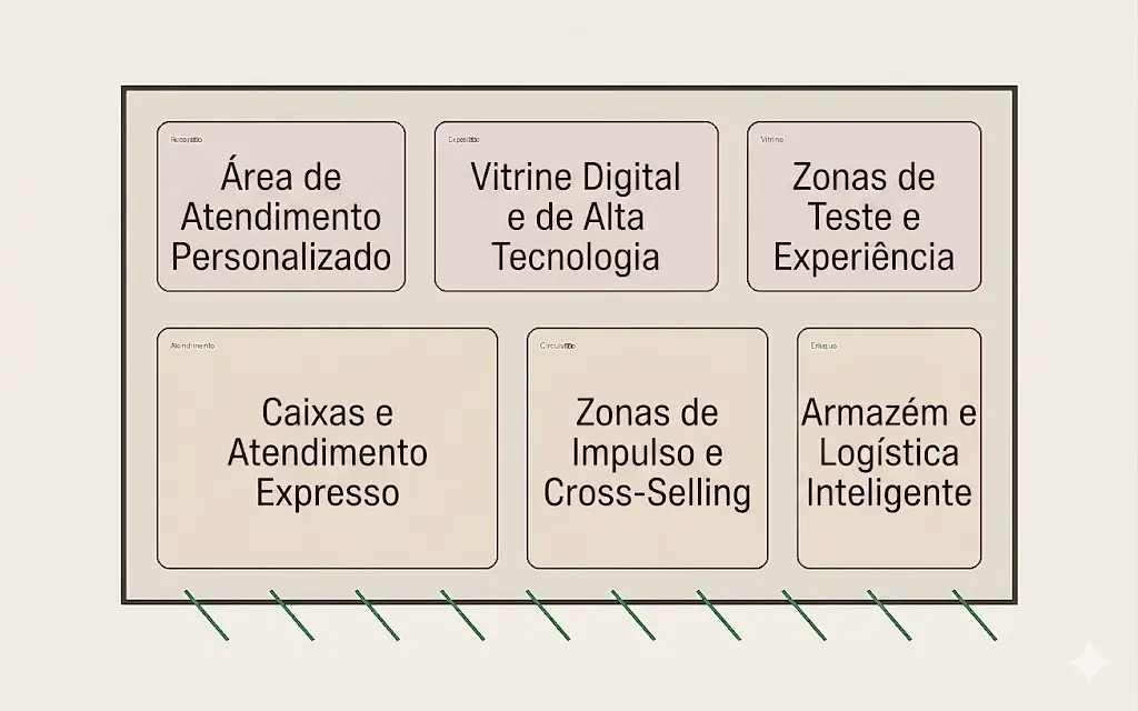 Layout comercial planejado