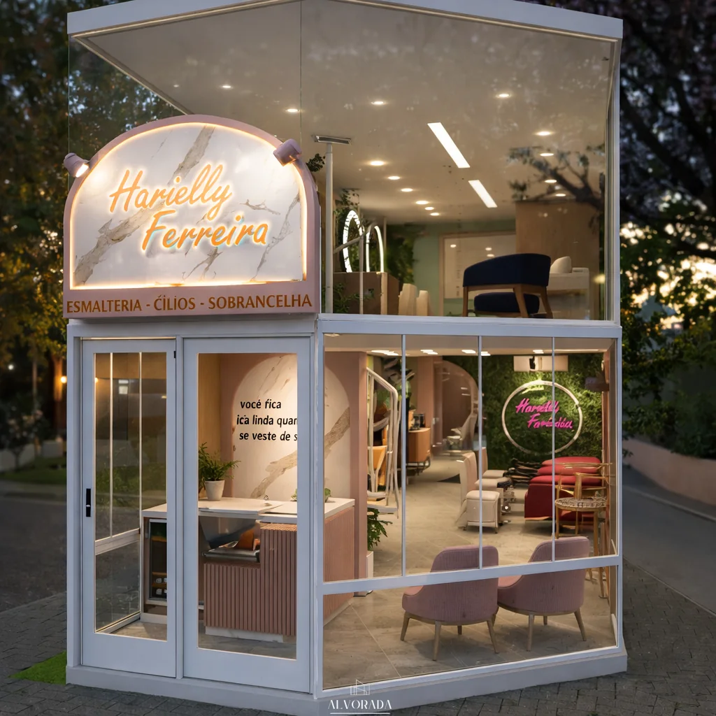 Projeto comercial da Esmalteria Harielly Ferreira