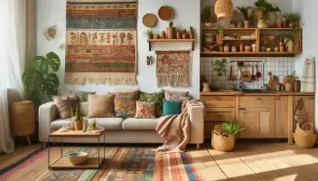 Apartamento Pequeno - Projeto Boho Chic