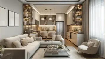 Apartamento Pequeno - Projeto Contemporâneo Elegante