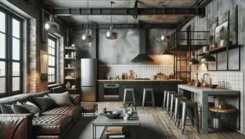 Apartamento Pequeno - Projeto Loft Industrial