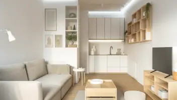 Apartamento Pequeno - Projeto Zen Minimalista