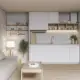 Apartamento Pequeno - Projeto Zen Minimalista por Alvorada Arquitetura e Interiores