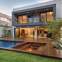 Arquitetura residencial por Alvorada Arquitetura e Interiores